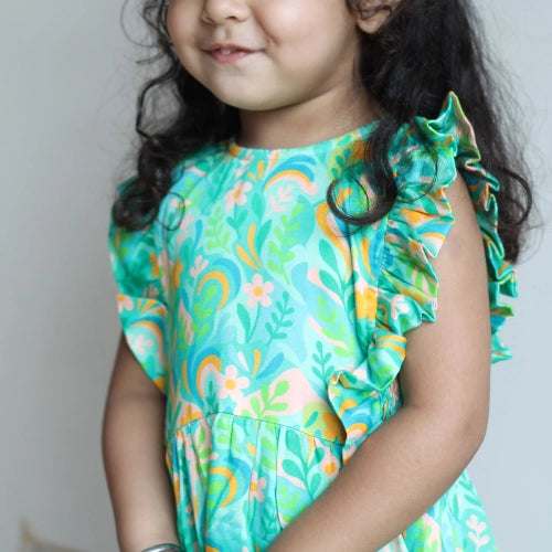 organic girls party dress