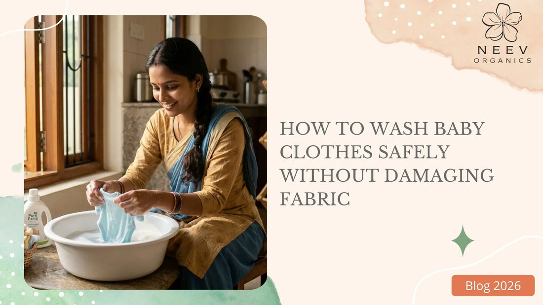how to wash newborn baby clothes first time
