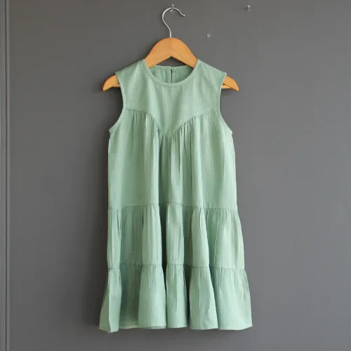 natural fabric kids dress