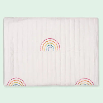 rainbow baby blanket